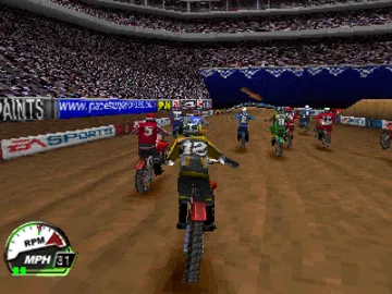 EA Sports Supercross 2000 (US) screen shot game playing